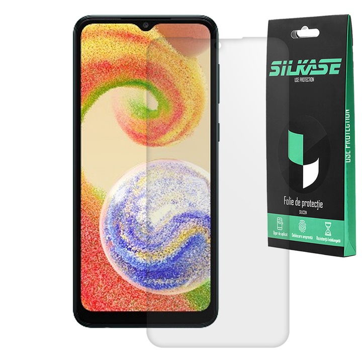 SILKASE matt fólia Samsung Galaxy M04-hez, képernyővédő, szilikon