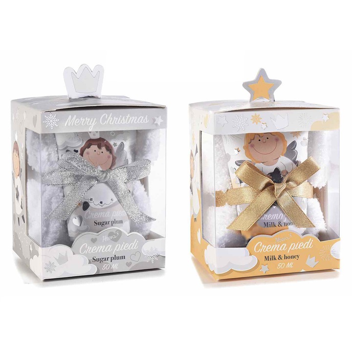 Set Craciun, creme de picioare, Milk Honey si Sugar Plum, 50 ml
