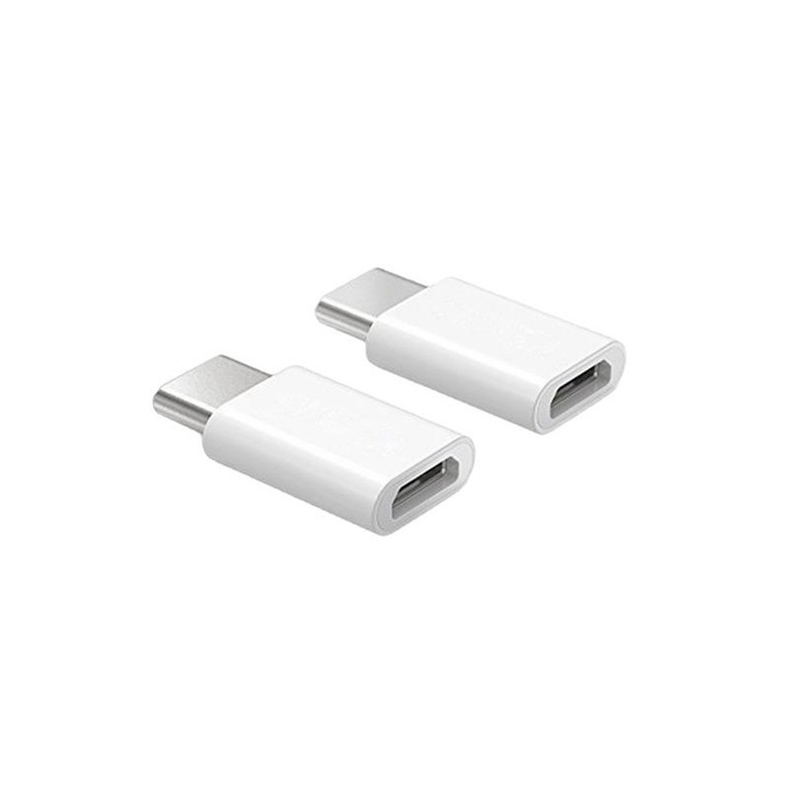 Adapter Savio AK-31, Mini USB 2.0 A anya USB 3.1 C dugóhoz, fehér