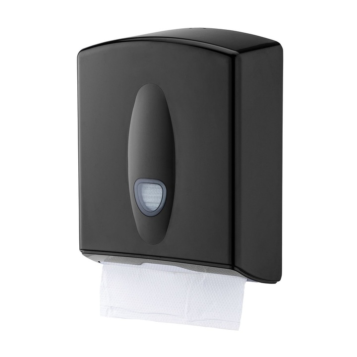 Suport prosoape hartie - PQB20MidiH, Midi, plastic, negru