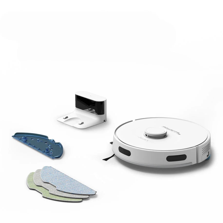 Aspirator robot Rowenta X-Plorer S75 Animal Allergy RR8577WH, Navigatie laser, Functie mop, 120 min, Alb