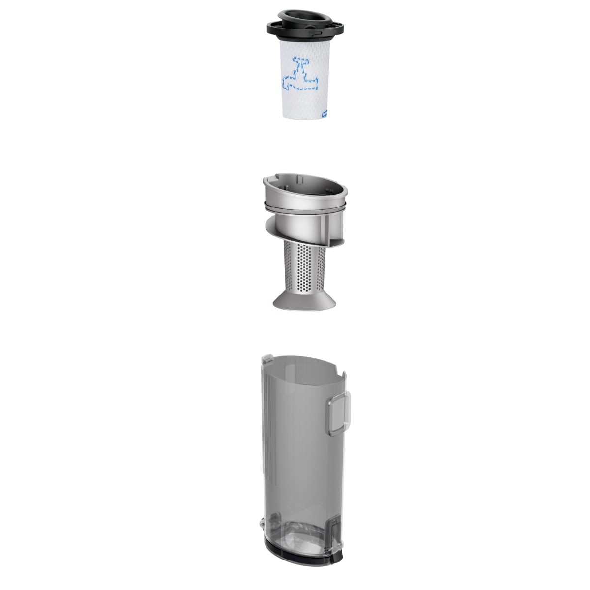 Aspirator vertical Rowenta X-Nano RH1129WO, 0.5l, 16.8V, Autonomie maxima 40 min, Negru-Mov