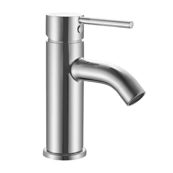 Mosogató csaptelep, egykaros, króm, 35 x 16,1 cm