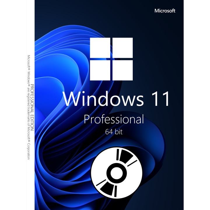 Microsoft Windows 11 Pro, 64 bit, Multilanguage, DVD