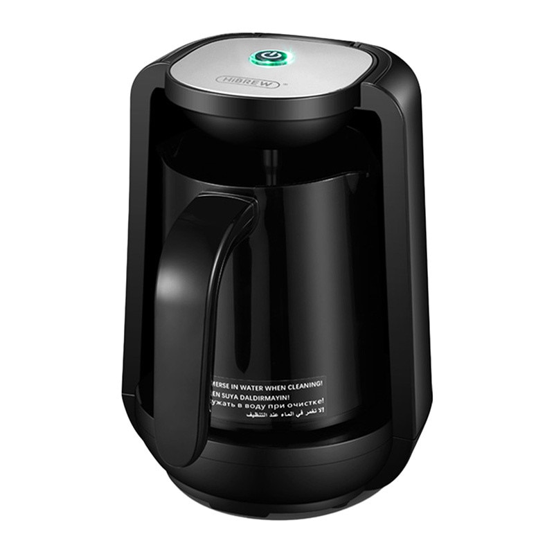 Espressor pentru cafea turceasca HiBREW CM1179_EU, element de incalzire din inox, indicator LED, cana detasabila 250 ml, negru