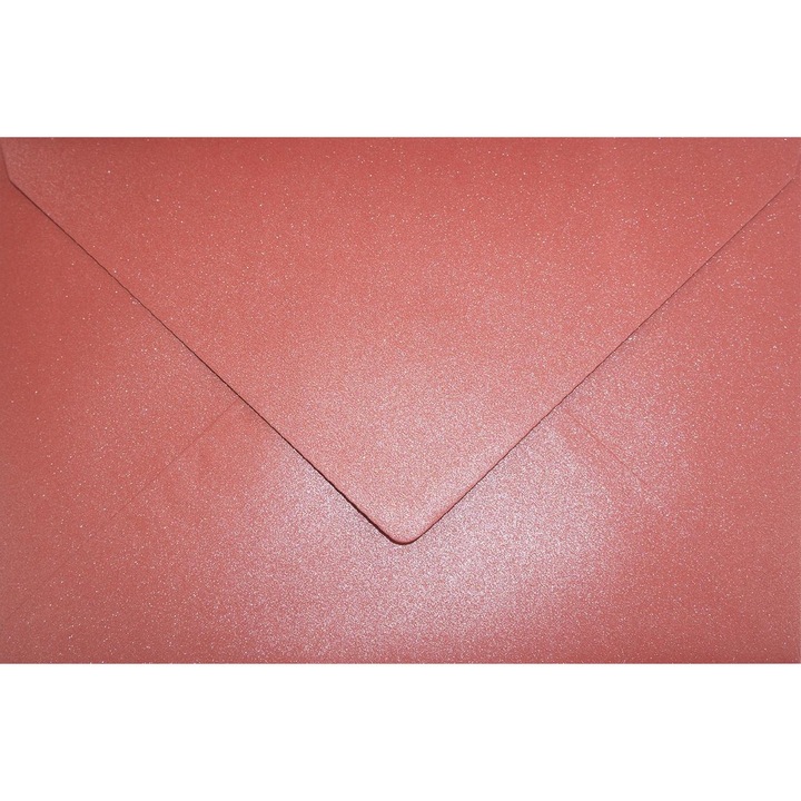 Комплект 25 метални декоративни плика C5, 16.2x22.9 Aster Metallic Ruby red, 120g