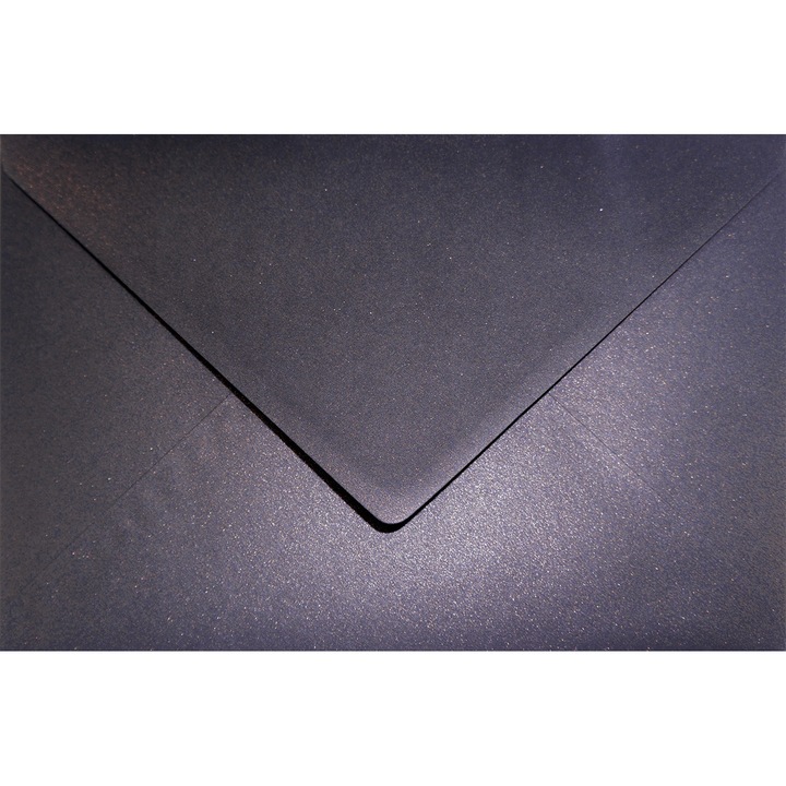 Комплект 25 метални декоративни плика C5, 16.2x22.9 Aster Metallic Black Cooper black, 120g
