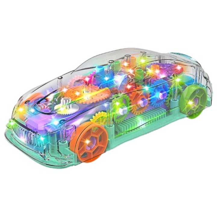 Детска прозрачна кола-Concept Transparent Gear Light Car