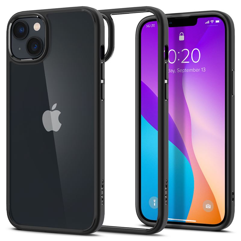 Carcasa Spigen Crystal Hybrid compatibila cu iPhone 14 Plus Matte Black
