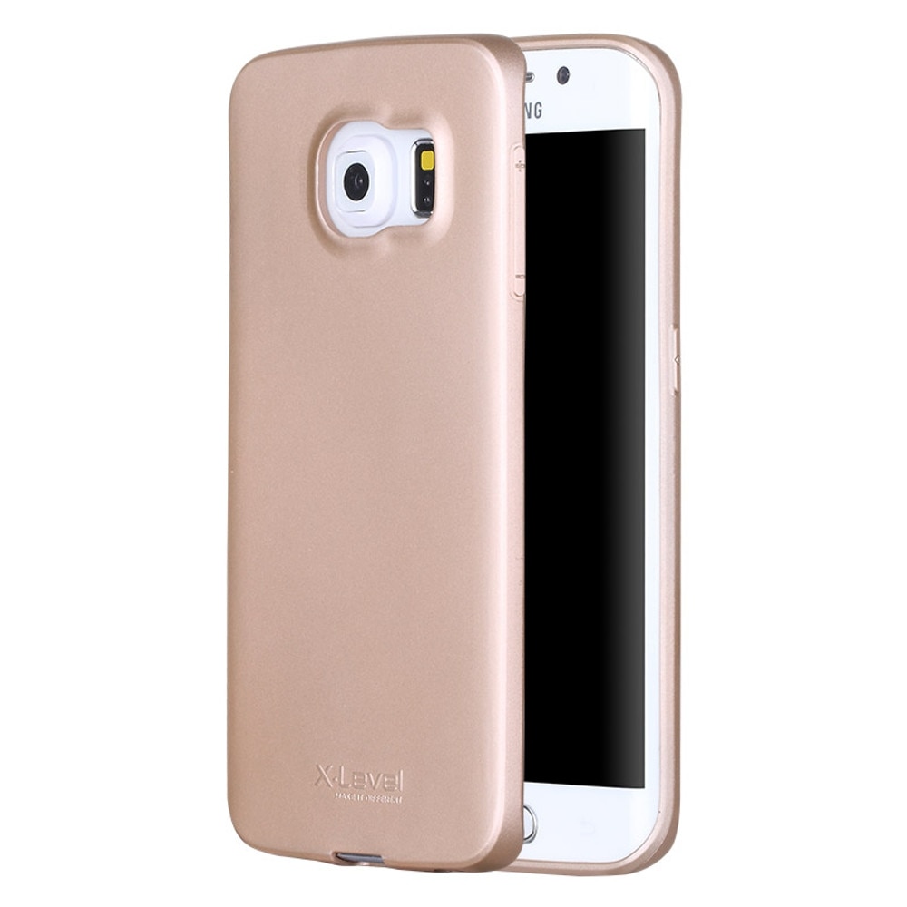 Husa spate X-Level Guardian pentru Samsung Galaxy S6 Edge, auriu