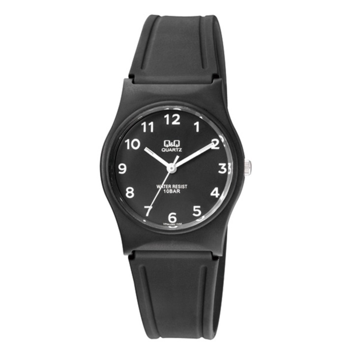 Q&Q, Ceas cu carcasa din rasina, Gri inchis