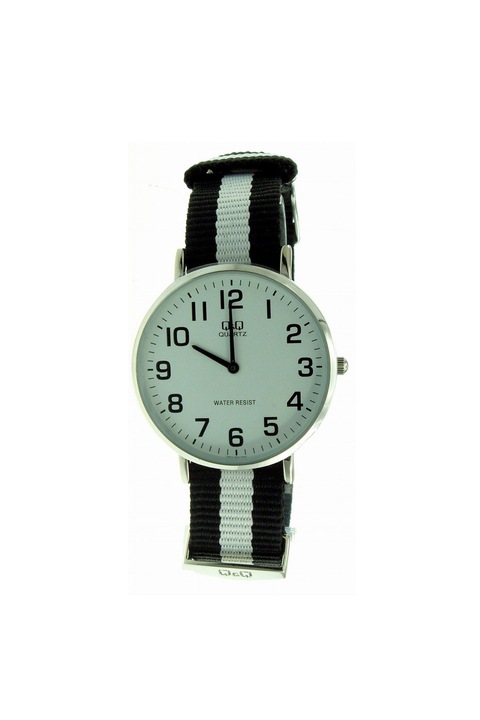 Q&Q, Ceas cu 2 indicatoare, Negru/Alb