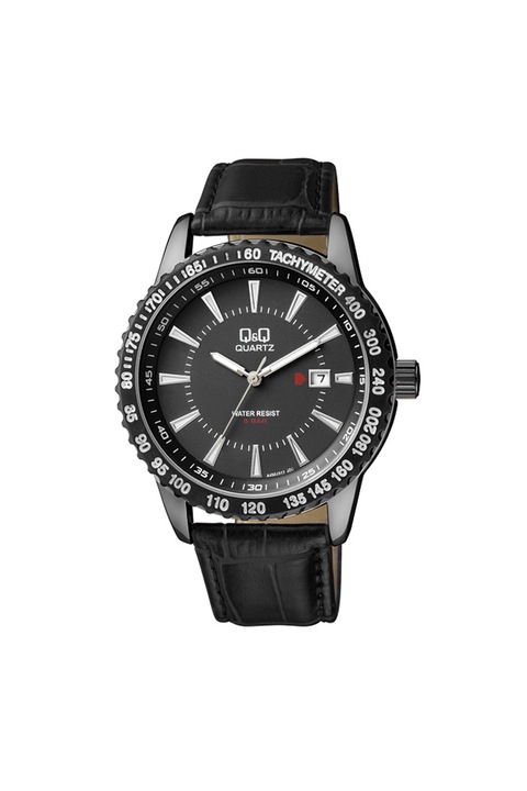 Q&Q, Часовник с тахиметър, Черен, Черен, Черен