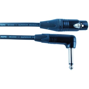 Cablu Semnal Nebalansat Klotz MC2000 - Neutrik XLR Mama / JACK 6,3 Cablu Semnal Nebalansat Klotz MC2000 - Neutrik XLR Mama / JACK 6,3