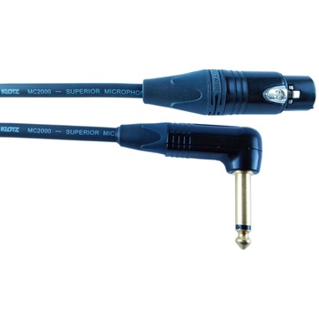 Cablu Semnal Neblansat Klotz MC2000 - Neutrik XLR Mama Gold / JACK 6,3 Cablu Semnal Neblansat Klotz MC2000 - Neutrik XLR Mama Gold / JACK 6,3