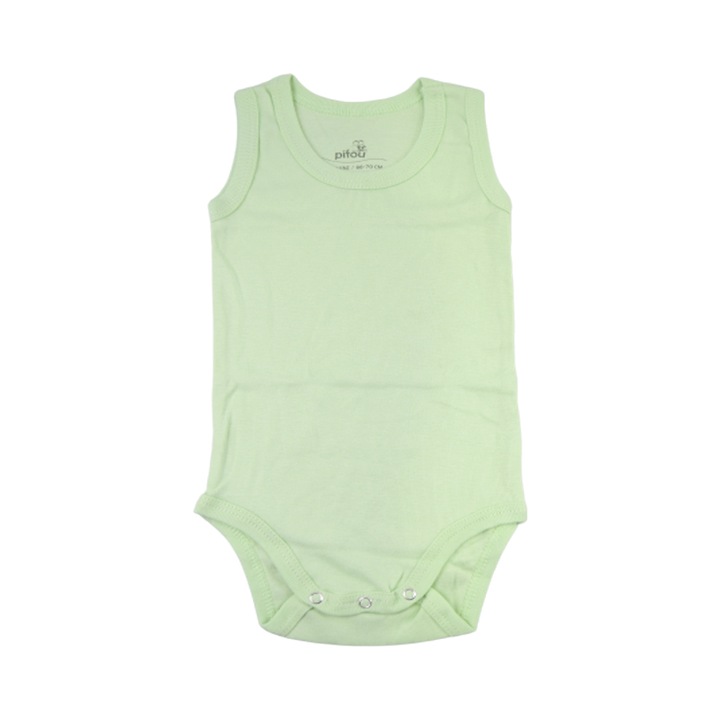 Body tip maiou pentru baieti Pifou BPP-4, Verde 68 CM