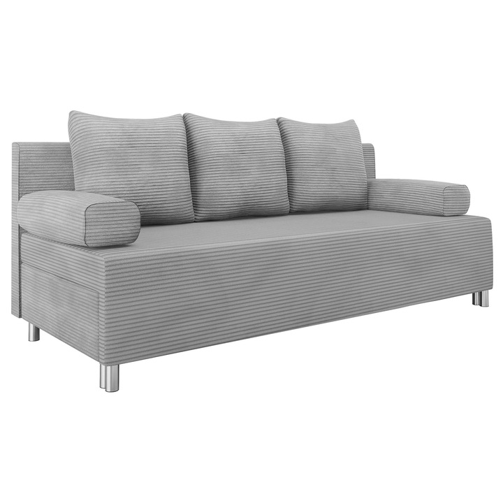 Canapea Don Reiat, MIRJAN24, gri, 80x192x86 cm