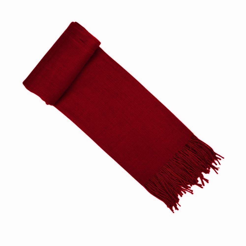 Fular elegant, Onore, visiniu, 202 x 71 cm, casmir, uni - eMAG.ro