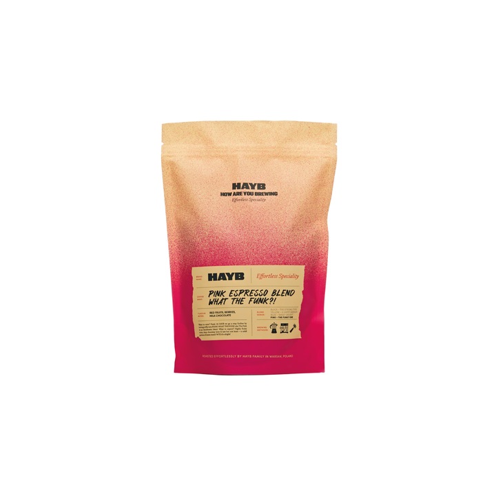 Frissen pörkölt különleges kávé, Hayb, Pink Espresso Blend, Etióp bab, 1000 g