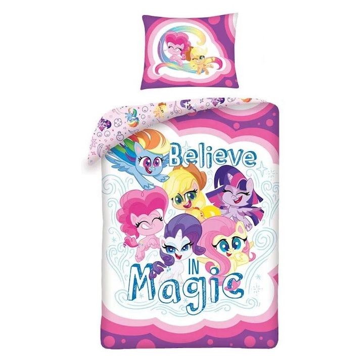 Én kicsi pónim ágyneműhuzat magic 140x200cm 70x90cm