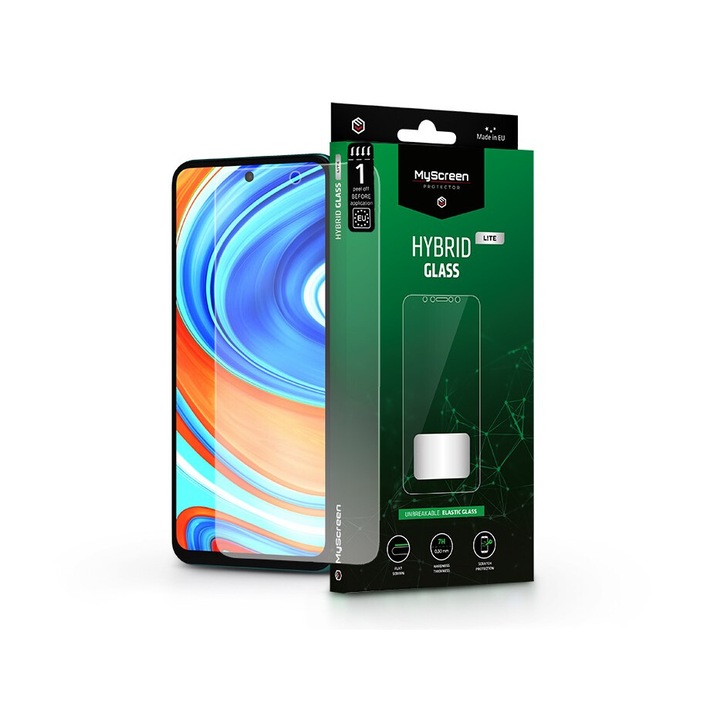 Folie protectie telefon, MyScreen, Sticla, Pentru Xiaomi Redmi Note 9 Pro/Note 9S/Mi 10T Lite
