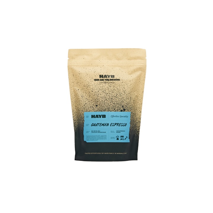 Cafea de specialitate proaspat prajita, Hayb, Espresso, Boabe Guatemala Huehuetenango washed, 1000 g