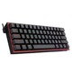 Гейминг клавиатура Redragon Fizz TKL K617 RGB, Механична, Червени превключватели, USB type-C
