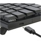 Геймърска клавиатура Redragon Anvia TKL K614 RGB, Механична, Low profile red switches, USB тип-C