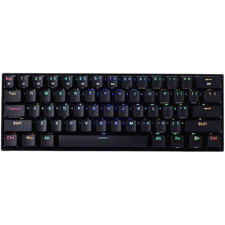 Tastatura mecanica gaming Redragon Draconic TKL PRO K530 RGB, brown switches, 5.0 bluetooth/2.4 Ghz/wired, USB type-C