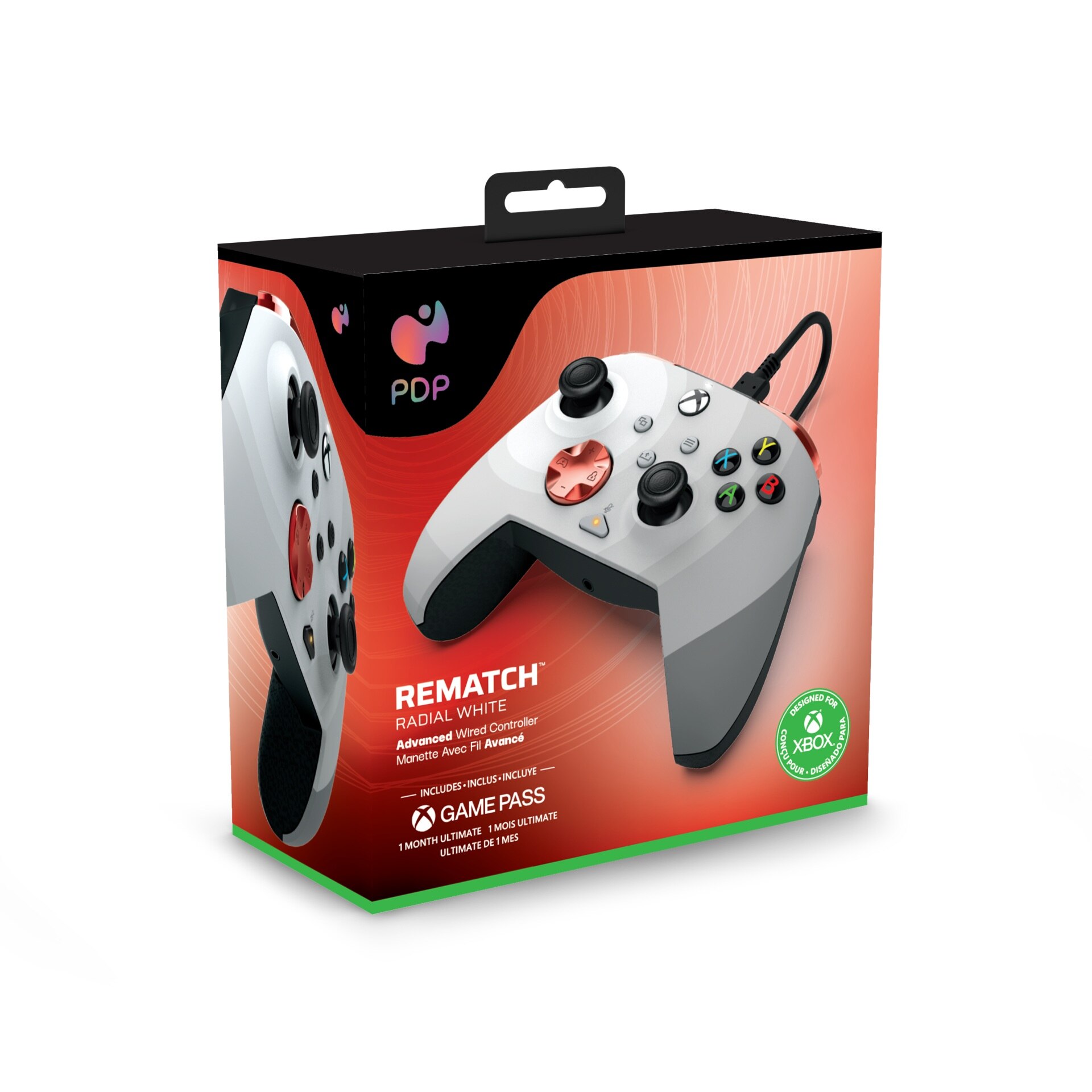 PDP Gaming Wired Controller Phantasm Red - Xbox Series X|S, Xbox One & PC Compatible With Customization App