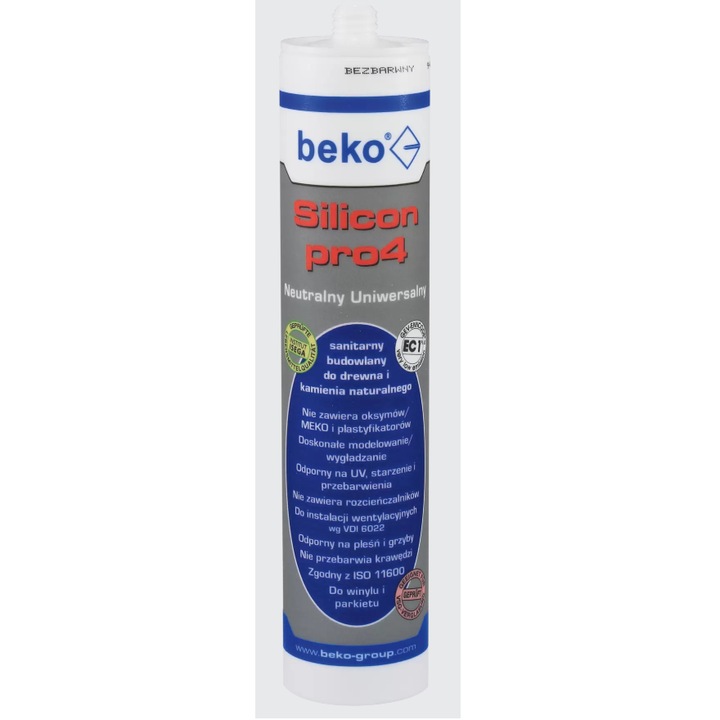 Silicon universal, Beko, 310 ml, Gri deschis