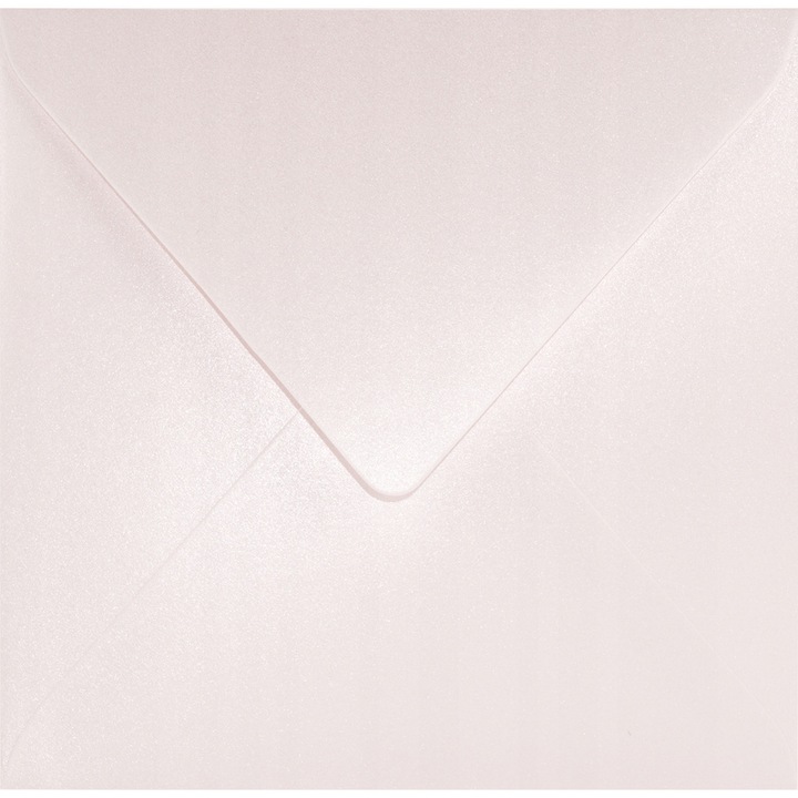 25 db K4-es négyzet alakú fém dekoratív boríték készlet, 15,3x15,3 Aster Metallic Candy Pink rózsaszín, 120g