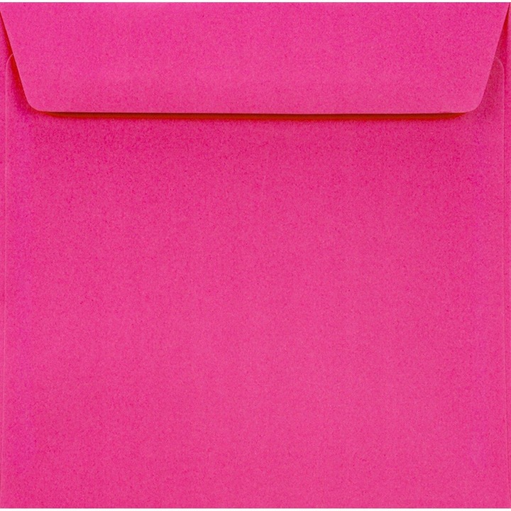 Set plicuri decorative in culori patrate, Netuno, Burano, K4, 155 x 155 mm, 90g/m2, roz inchis, 25 buc