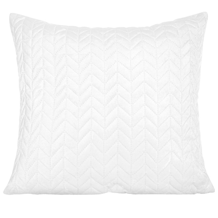 Fata de perna Spod Igły i Nitki, Poliester, 45x45 cm, Alb