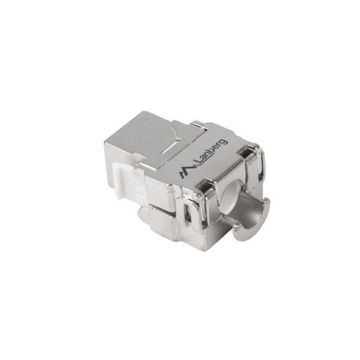 Модул, Lanberg, RJ45, cat 6A, Silver