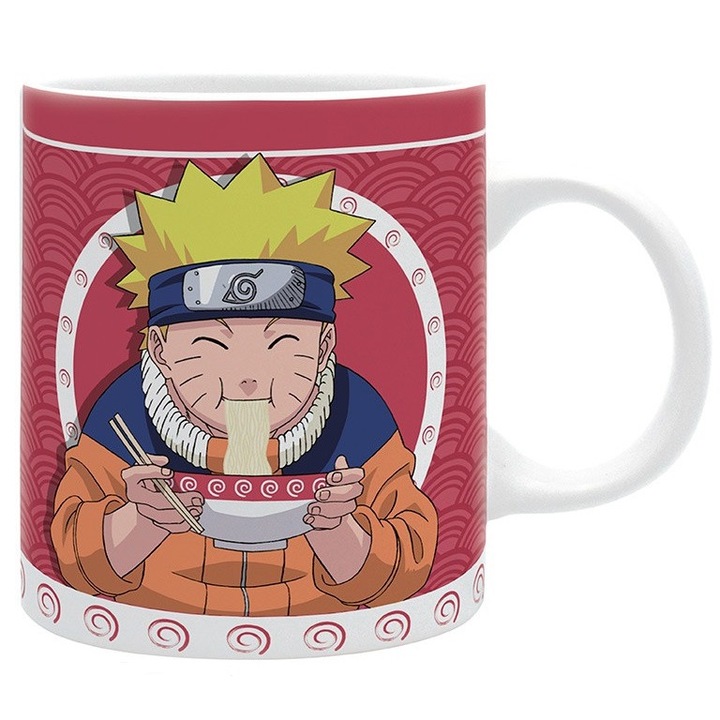 Cana - Naruto - Ichiraku Ramen, Ceramica, 320 ml, Rosu