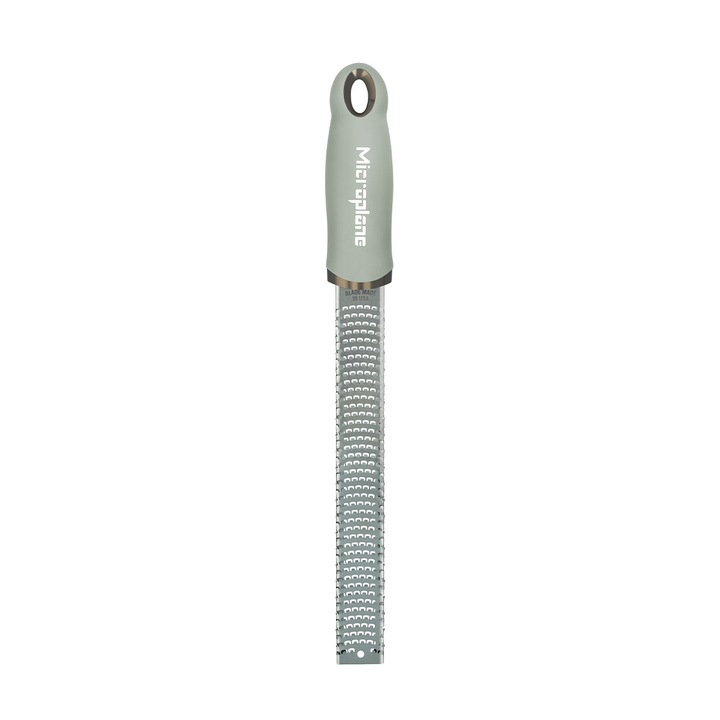 Самобръсначки Microplane Premium Zester, универсални, неръждаема стомана, зелено/сребристо