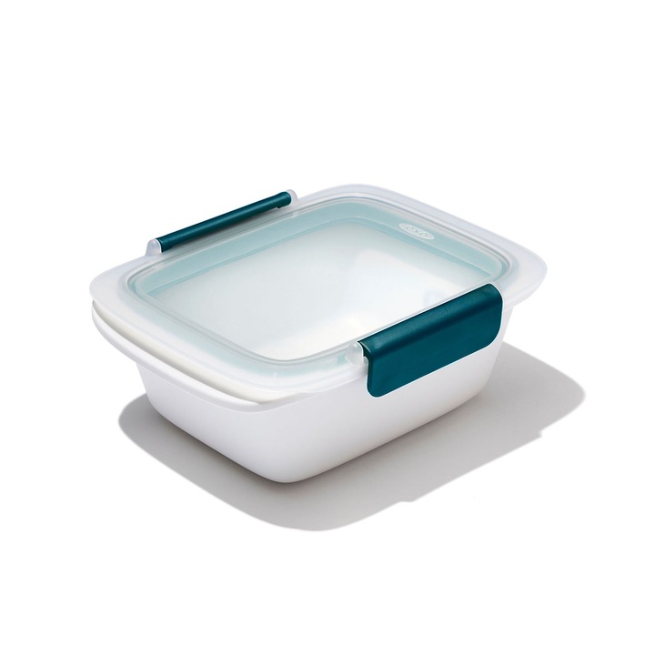 Cutie de pranz OXO Prep & Go, 0,78l, Plastic/Silicon, Albastru/Alb
