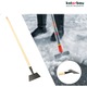 Lopata pentru zapada, Kotarbau, Lemn/Otel, Lama 17 cm, 109 cm, Bej/Negru