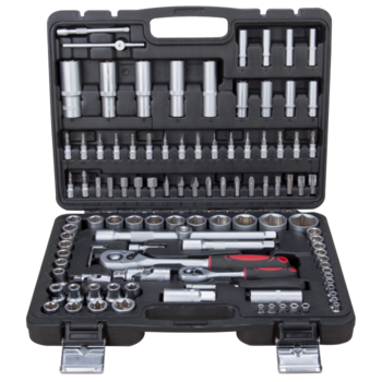Trusa chei tubulare profesionala cu accesorii Evotools 609036, valiza plastic, 108 piese Trusa chei tubulare profesionala cu accesorii Evotools 609036, valiza plastic, 108 piese