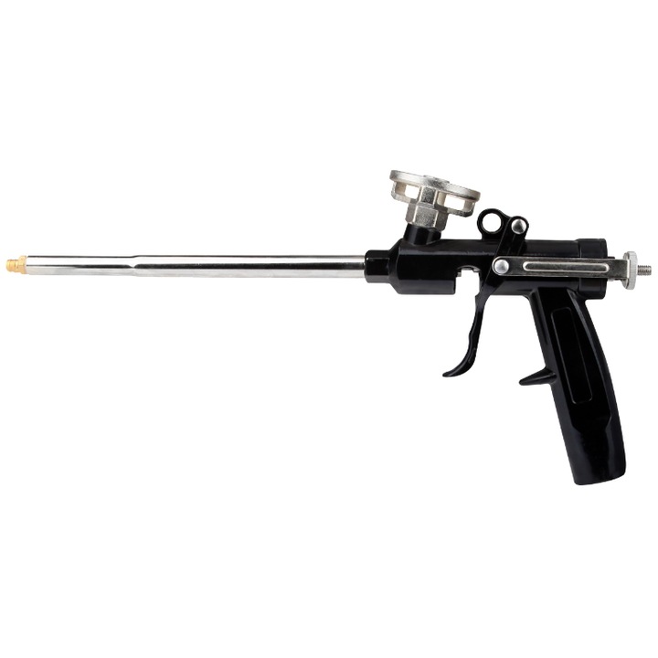 Pistol pentru spuma poliuretanica Evotools, metalic, vopsit