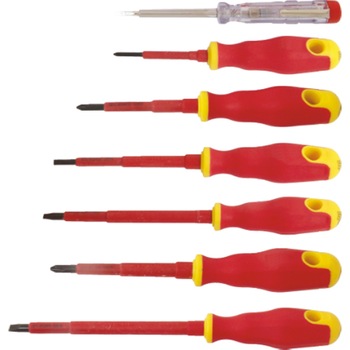 Set 7 bucati surubelnite electrician 1kv EVOTOOLS 605079 Set 7 bucati surubelnite electrician 1kv EVOTOOLS 605079