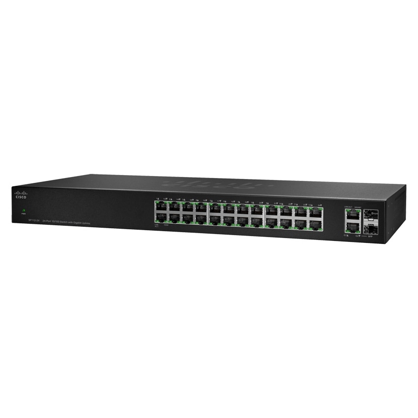 Switch Cisco SF112-24, 24 x 10/100 Mbps, Gigabit Uplinks