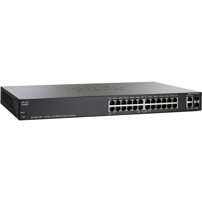 Switch Cisco SLM224PT, 24 x 10/100 Mbps, PoE