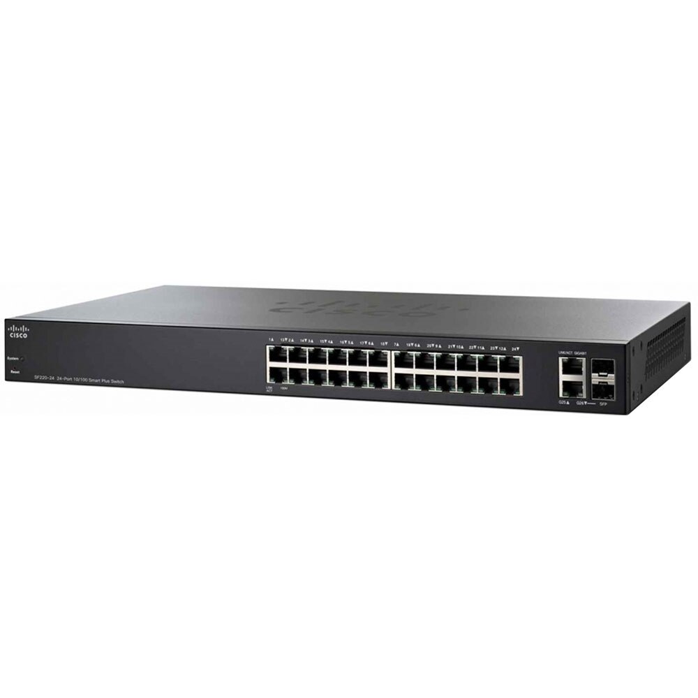 Switch Cisco SF220-24, 24 x 10/100 Mbps