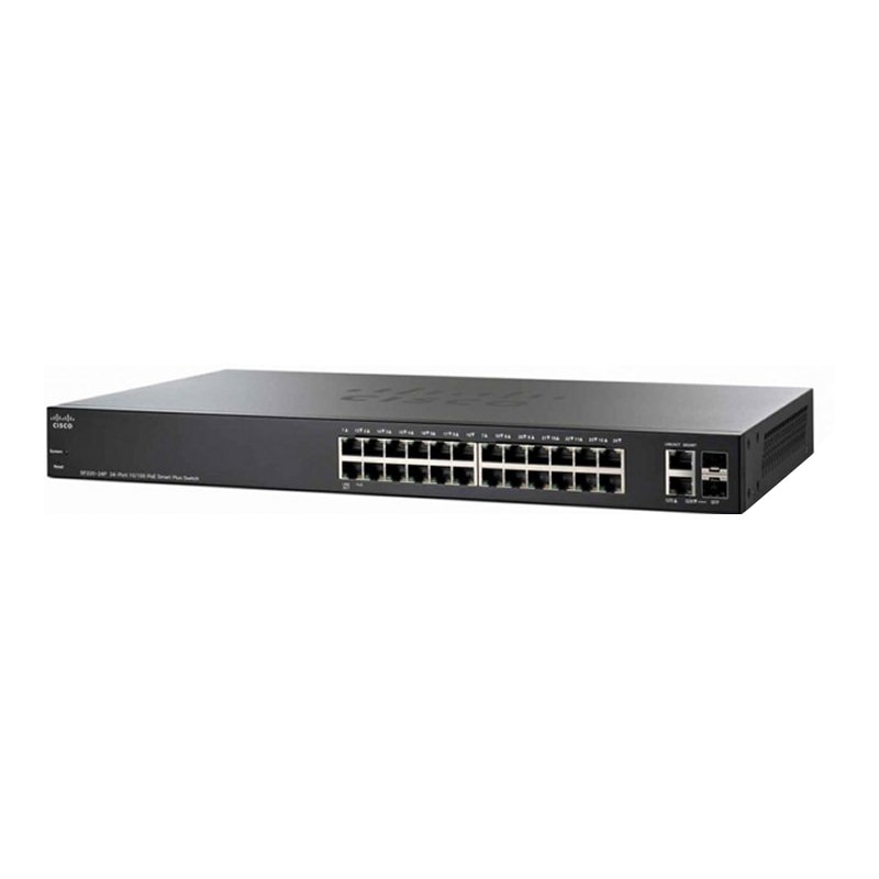 Switch Cisco SF220-24P, 24 x 10/100 Mbps, PoE