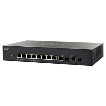 Switch Cisco SF302-08MPP, 8 x 10/100 Mbps, PoE+ Switch Cisco SF302-08MPP, 8 x 10/100 Mbps, PoE+