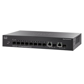 Switch Cisco SG300-10SFP, 10 x 10/100/1000 Mbps, Gigabit, SFP Switch Cisco SG300-10SFP, 10 x 10/100/1000 Mbps, Gigabit, SFP