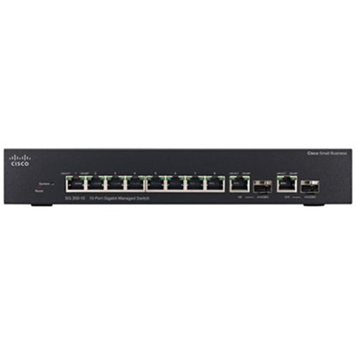 Switch Cisco SG350-10, 10 x 10/100/1000 Mbps, Gigabit