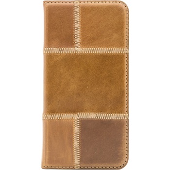 Husa de protectie magnetica Tellur Patchwork pentru iPhone 6 Plus, Brown Husa de protectie magnetica Tellur Patchwork pentru iPhone 6 Plus, Brown